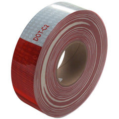 2 Inch x 150' Roll - Alternating Red/White