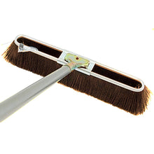 Brown Coarse Brush with Steel Bolt-On Handle - 17 Inch