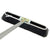 Black Medium Brush with Steel Bolt-On Handle - 23 Inch