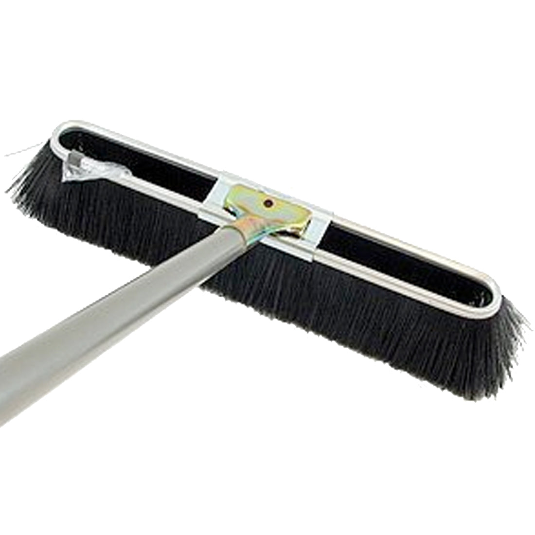 Black Medium Brush with Steel Bolt-On Handle - 23 Inch
