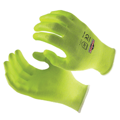 High-Viz Cut Level 2 Gloves - Pair - Large