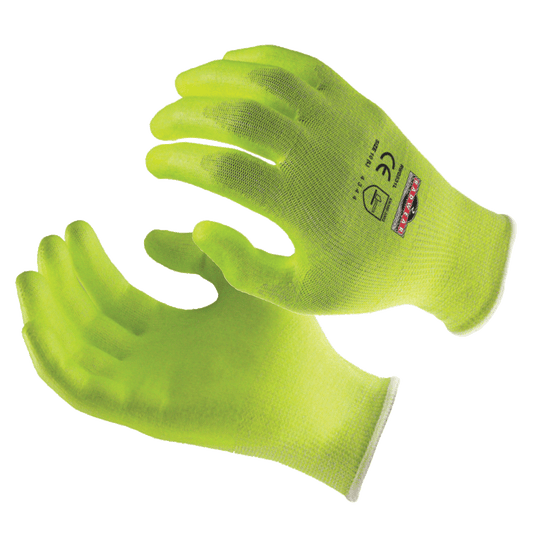 High-Viz Cut Level 2 Gloves - Pair - 2XL
