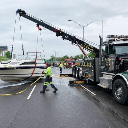 VULCAN Round Sling - Super Duty - 20 Foot - Blue - Safe Working Load of 21,200 Lbs. (V) - 17,000 Lbs. (C) and 42,400 Lbs. (B)