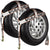 VULCAN Wheel Dolly Tire Harness with Flat Hook - Bonnet Style - Silver Series - 2 Pack - 1,665 Pound Safe Working Load