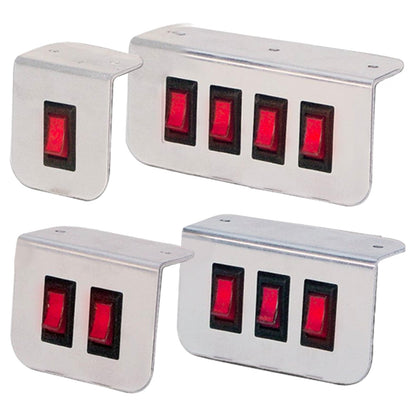 Illuminated 3-Switch Panel (On/Off)