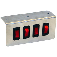 Illuminated 4-Switch Panel (On/Off)