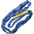 VULCAN Round Sling - Super Duty - 20 Foot - Blue - Safe Working Load of 21,200 Lbs. (V) - 17,000 Lbs. (C) and 42,400 Lbs. (B)