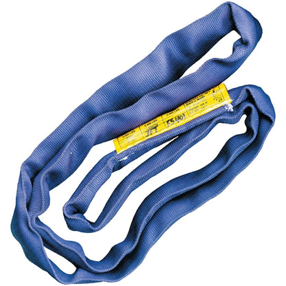 VULCAN Round Sling - Super Duty - 20 Foot - Blue - Safe Working Load of 21,200 Lbs. (V) - 17,000 Lbs. (C) and 42,400 Lbs. (B)