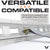 VULCAN E-Track - Vertical Galvanized Section - 5 Foot - 4 Pack