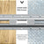 VULCAN E-Track - Vertical Galvanized Section - 5 Foot - 4 Pack
