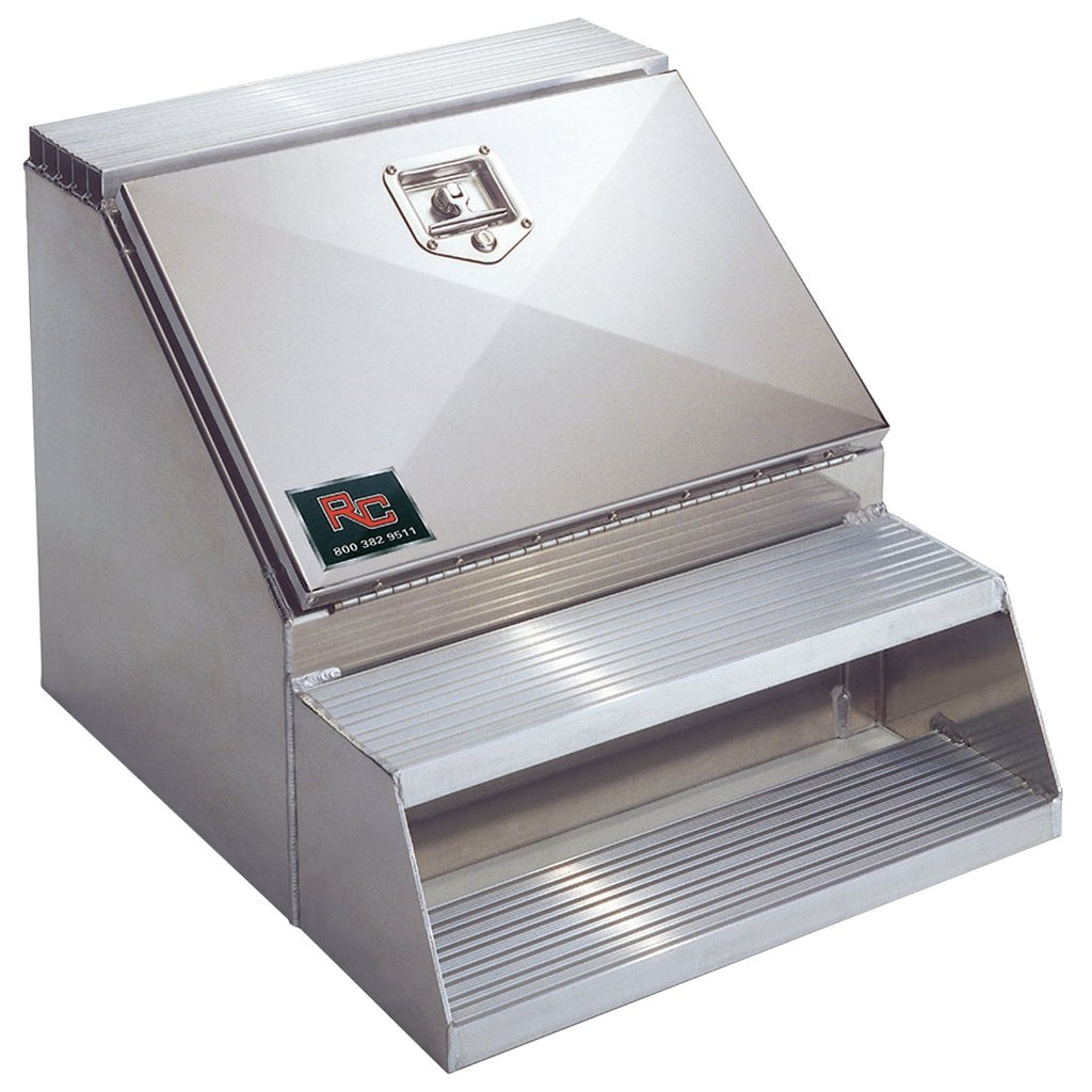 Aluminum Step Toolbox with S/S Door - 18 x 24 x 28
