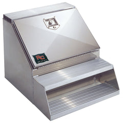 Aluminum Step Toolbox with S/S Door - 18 x 24 x 28