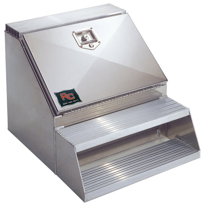 Aluminum Step Toolbox with S/S Door - 24 x 24 x 28