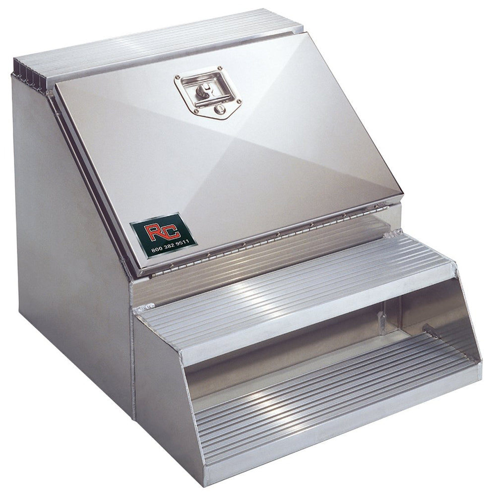Aluminum Step Toolbox with S/S Door - 36 x 24 x 28