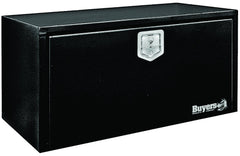 Black Steel Toolbox - One Door - One Latch - 18
