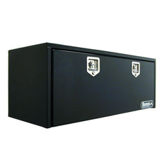 Black Steel Underbody Toolbox - One Door - Two Latches - 18