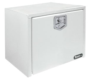 White Steel Single-Door Underbody Toolbox - 18"H x 18"D x 24"L