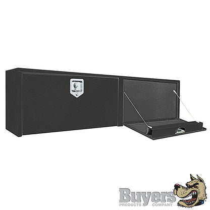 Black Steel Double-Door Top Side Toolbox - 16"H x 13"D x 88"L