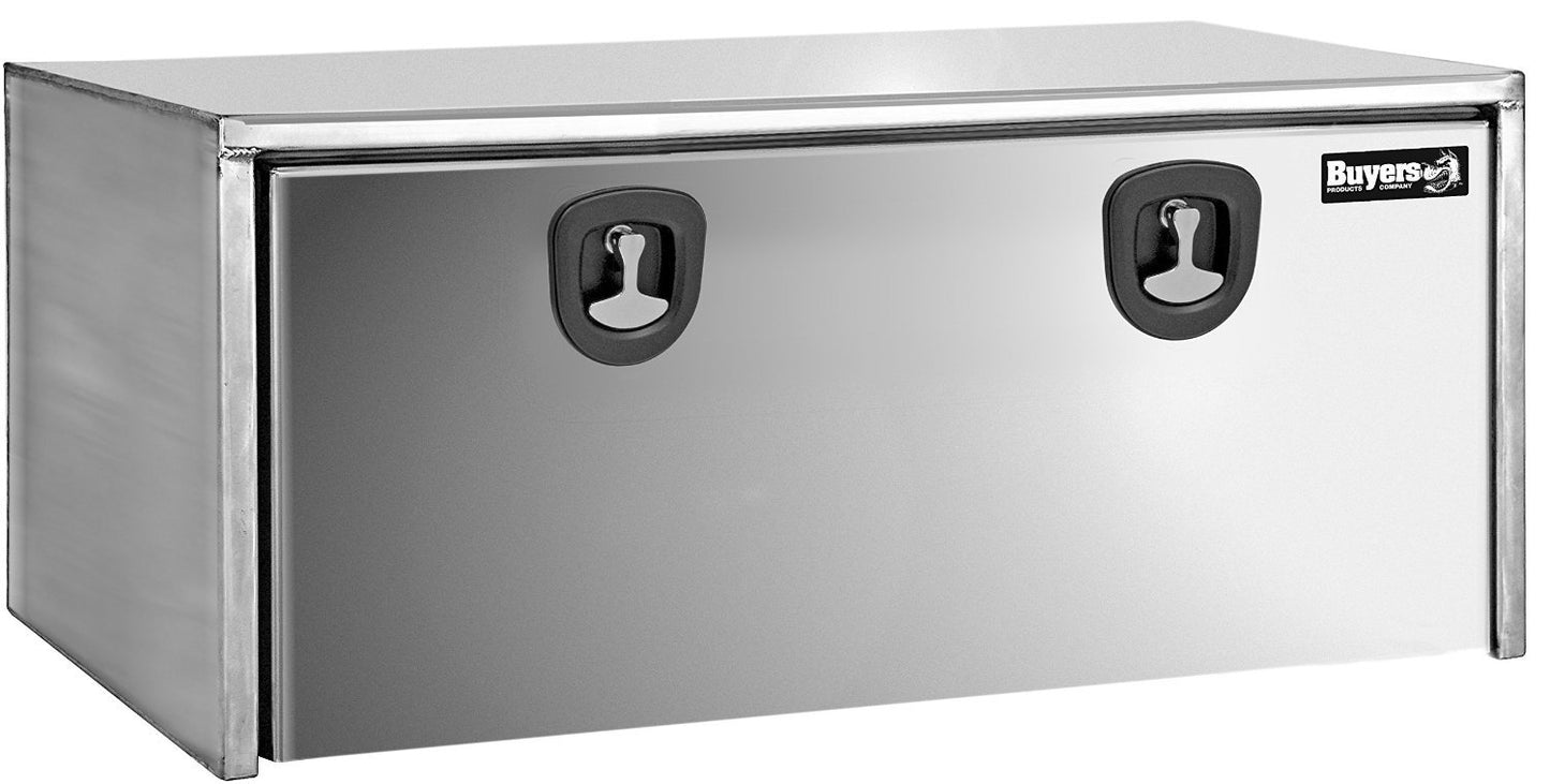 Stainless Steel Single-Door Underbody Toolbox - 18 Inch x 18 Inch x 48 Inch