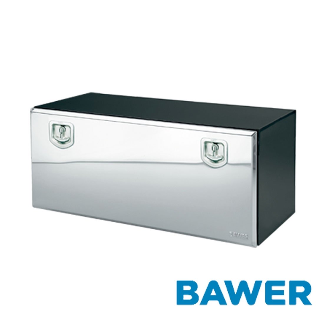 Bawer Black with Stainless Steel Door Tool Box  18 x 18 x 36