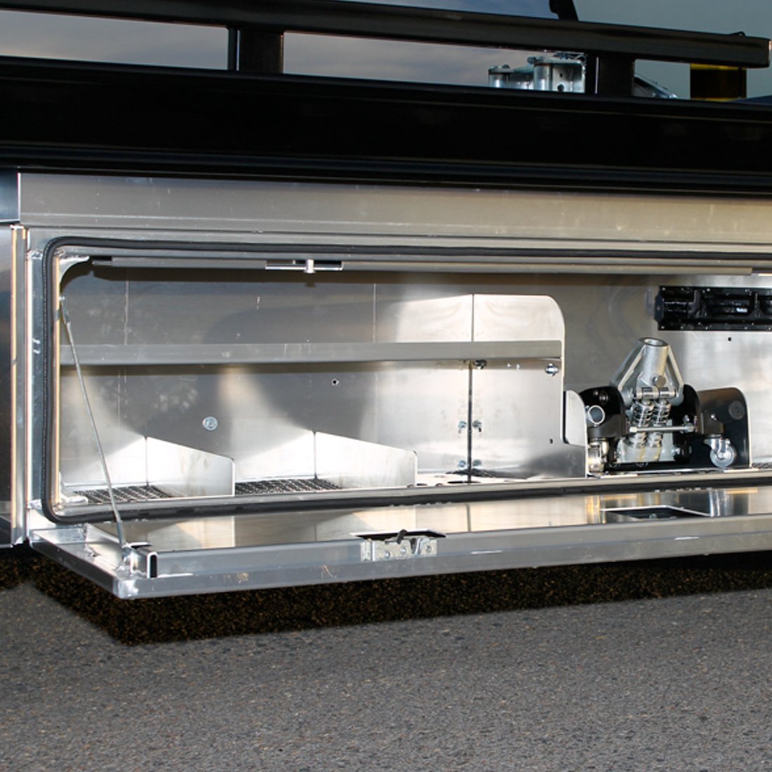 In The Ditch Pro Series 70 Inch Half Shelf Aluminum Underbody Tool Box