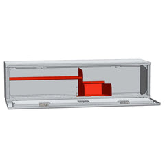 In The Ditch 70 Inch Aluminum Toolbox with Half Shelf and Jack Bracket