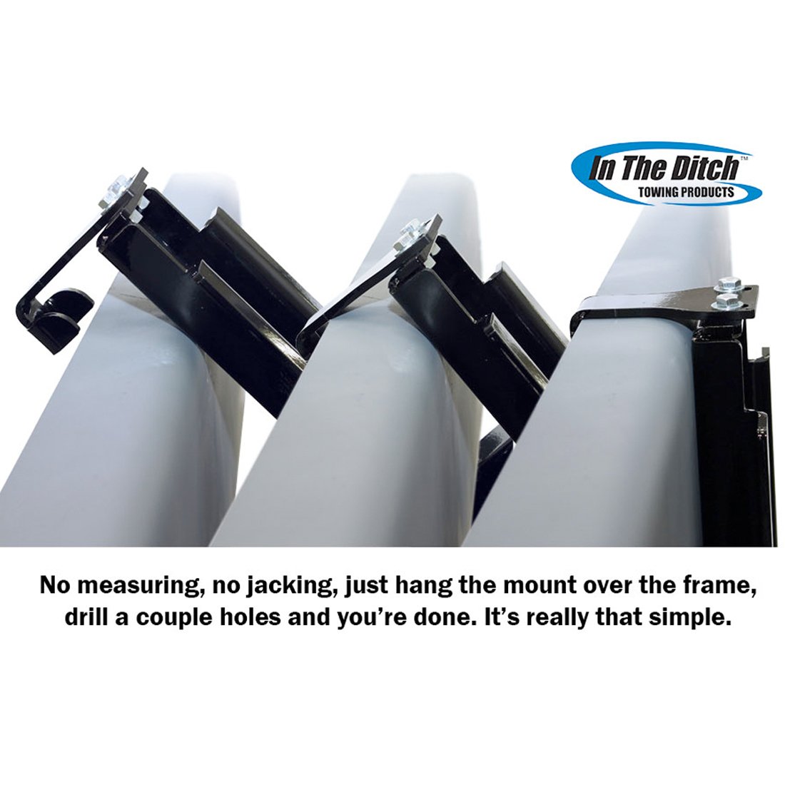 In The Ditch Tool Box Quick Mount 14.5 Inch Painted