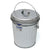 In The Ditch 4-Gallon Galvanized Trash Can with Lid