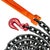 VULCAN Alloy Tow Chain with Forged Long J Hook - Grade 80 - 3/8 Inch x 10 Foot - PROSeries - 7,100 Pound Safe Working Load