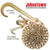 VULCAN Tow Chain with 15 Inch Forged J Hook and GTJ Cluster - Grade 70 Chain - 10 Foot - 4,700 Pound Safe Working Load