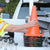 In The Ditch Deck Mount Aluminum Cone Holder - 28 Inch