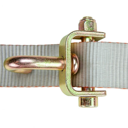 Scratch And Dent VULCAN Autohauler Car Tie Down - Rolling Idler Three Cleat - 120 Inch - Silver Series - 3,300 Pound Safe Working Load