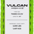 VULCAN Car Tie Down with Chain Anchors - Side Rail - 4 Pack - High-Viz - 3,300 Pound Safe Working Load