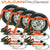 VULCAN Car Tie Down with Chain Anchors - Side Rail - 4 Pack - PROSeries - 3,300 Pound Safe Working Load