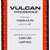 VULCAN Car Tie Down with Chain Anchors - Side Rail - 4 Pack - PROSeries - 3,300 Pound Safe Working Load