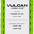 VULCAN Car Tie Down with Flat Hooks - Side Rail - 4 Pack - High-Viz - 3,300 Pound Safe Working Load