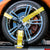 Scratch And Dent VULCAN Car Tie Down with Chain Anchors - Lasso Style - 2 Inch x 96 Inch, 4 Pack - Classic Yellow - 3,300 Pound Safe Working Load