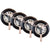 Scratch And Dent VULCAN Wheel Dolly Tire Harness with Universal O-Ring - Lasso Style - 2 Inch x 96 Inch, 4 Pack - Silver Series - 3,300 Pound Safe Working Load- Straps Only, Ratchets Sold Separately