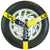Scratch And Dent VULCAN Car Tie Down with Chain Anchors - Lasso Style - 2 Inch x 96 Inch, 4 Pack - Classic Yellow - 3,300 Pound Safe Working Load