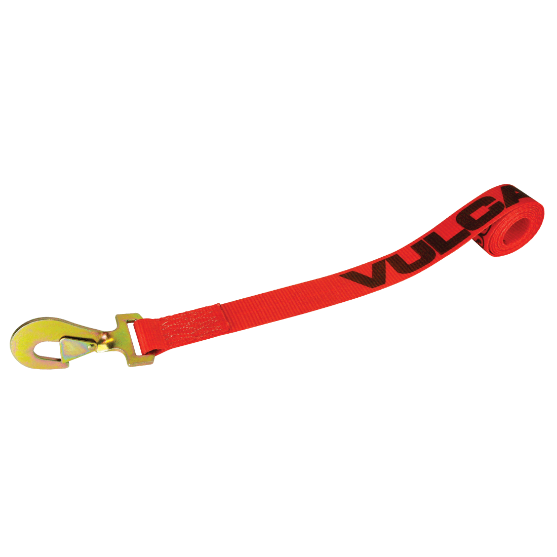 VULCAN Wheel Dolly Tire Harness - Twisted Snap Hook - 84 Inch - Red - 3,300 Pound Safe Working Load
