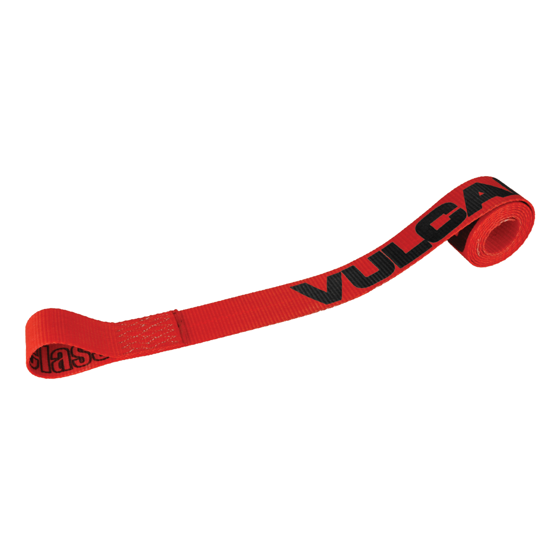 VULCAN Wheel Dolly Tire Harness - 96 Inch - Eye Loop - Red - 3,300 Pound Safe Working Load