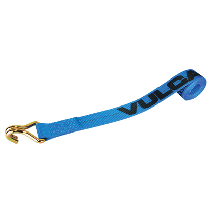 VULCAN Wheel Dolly Tire Harness - Double Wire J-Hook - 84 Inch - Blue - 3,300 Pound Safe Working Load