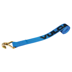 VULCAN Wheel Dolly Tire Harness - Double Wire J-Hook - 84 Inch - Blue - 3,300 Pound Safe Working Load