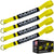 VULCAN Loop Exotic Car Tie Down Straps - 2 Inch x 12 Foot - Classic Yellow - Includes Four 2 Inch x 144 Inch Loop Straps