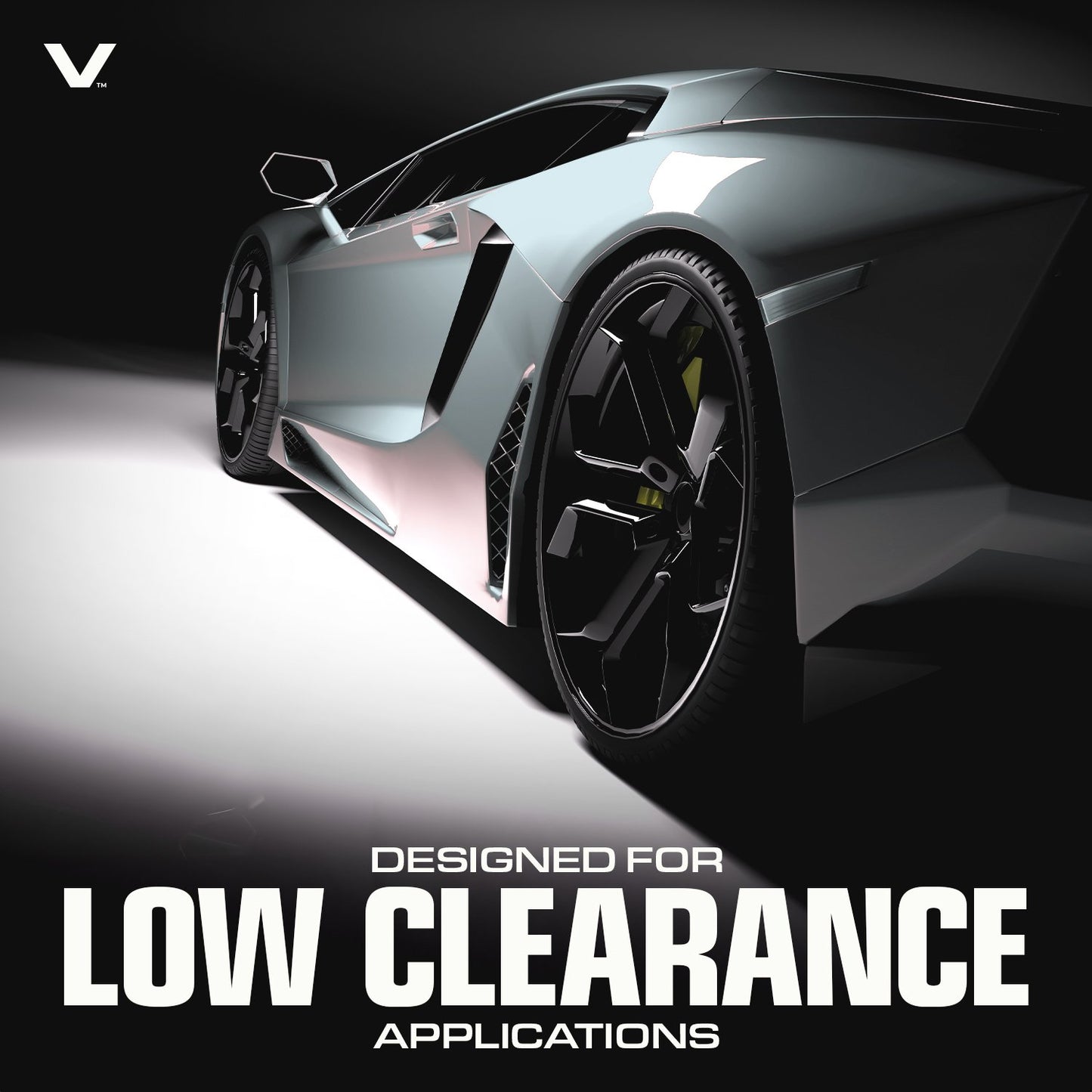 VULCAN Exotic Car Rim Tie Down Set with Flush Mount Pan Fittings - 2 Inch x 144 Inch - 4 Straps - Silver Series - 3,300 Pound Safe Working Load