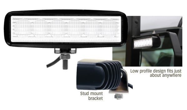 Rectangular Stud Mount LED Spot Light