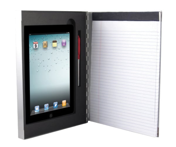 Silver Aluminum Padfolio Clipboard - iPad Air