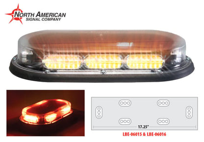Micro-Mini Low Profile LED Lightbar - Permanent Mount