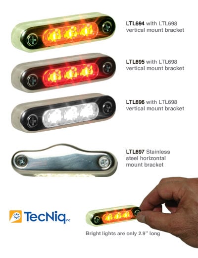 Tecniq Straight Eon LED Accent Light - Amber