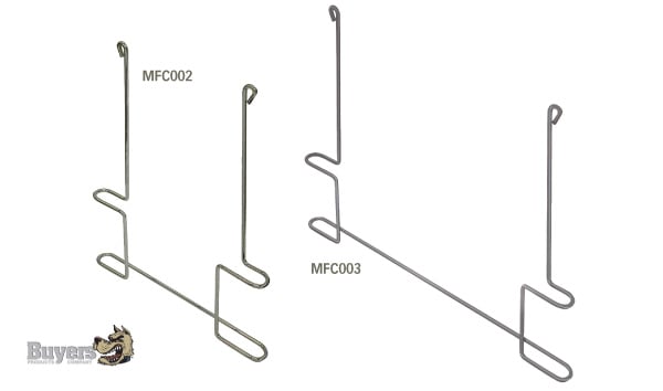 Galvanized Anti-Sail Brackets For 24 Inch Mud Flaps - Pair